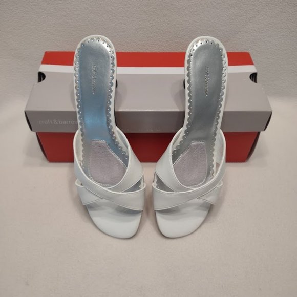 Croft&Barrow white heels - Picture 3 of 7